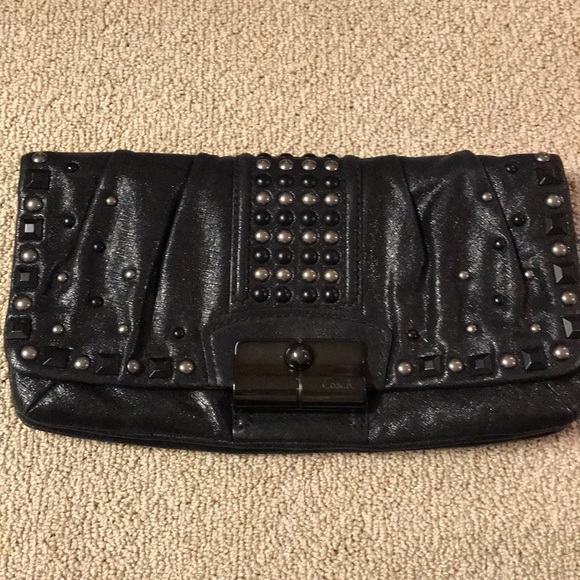 Coach Kristen Studded Oversized Clutch - Picture 1 of 3